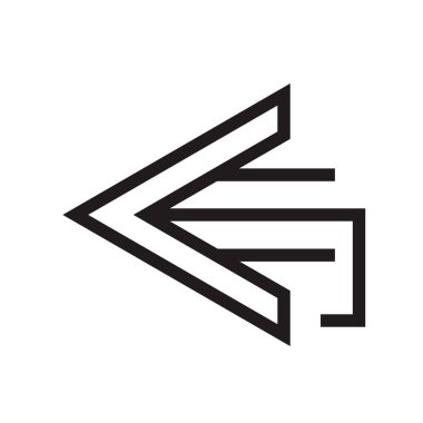 Sol ok simge vektör web ve mobil uygulaması tasarımı, sol ok logo kavramı için izole üzerinde beyaz arka plan