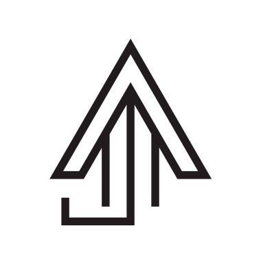 Web ve mobil uygulaması tasarım, ok logo kavramı için beyaz arka plan üzerinde izole ok simge vektör