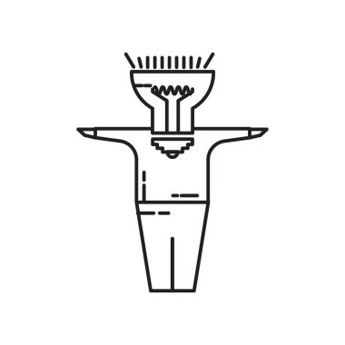 Web ve mobil uygulaması tasarım, analiz logo kavramı için beyaz arka plan üzerinde izole analiz simge vektör