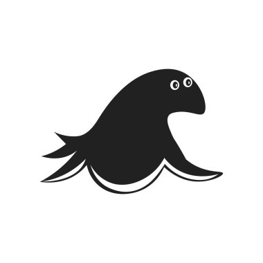 Web ve mobil uygulaması tasarım, mühür logo kavramı için beyaz arka plan üzerinde izole mühür simge vektör