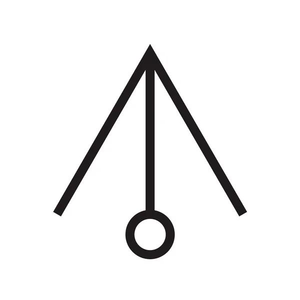Web およびモバイル アプリ設計 矢印ロゴのコンセプトを白い背景で隔離の矢印アイコン ベクトルを — ストックベクタ