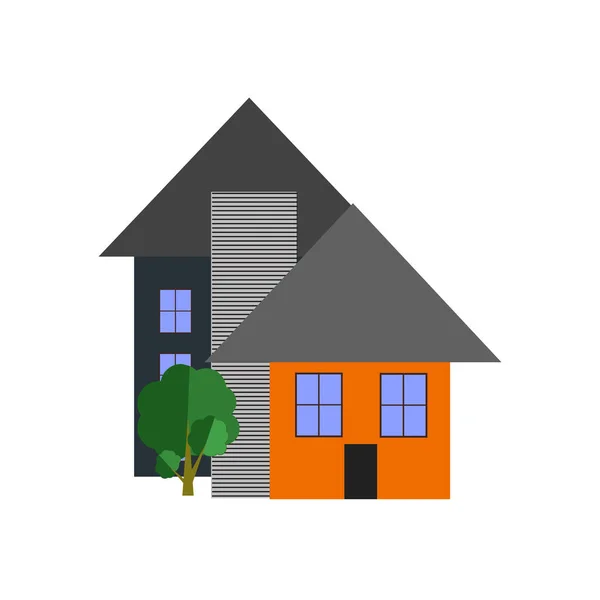 Haus Symbol Vektor Isoliert Auf Weißem Hintergrund Für Ihre Web — Stockvektor