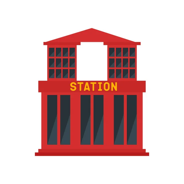 Station Pictogram Vector Geïsoleerd Witte Achtergrond Voor Web Mobiele App — Stockvector