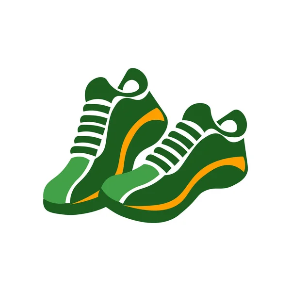 Vector Icono Zapatillas Aislado Fondo Blanco Para Diseño Aplicaciones Web — Vector de stock