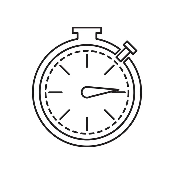 秒表图标矢量隔离在白色背景为您的 Web 和移动应用程序设计 秒表徽标概念 — 图库矢量图片