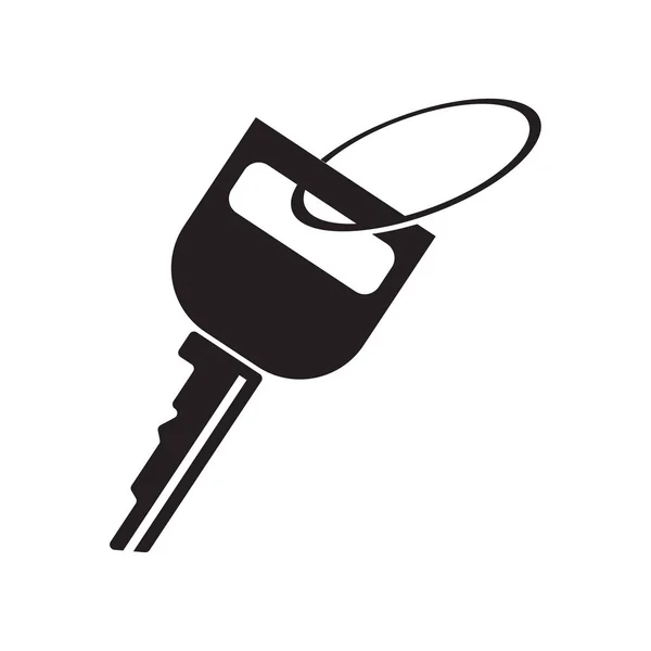 Autoschlüssel Symbol Vektor Isoliert Auf Weißem Hintergrund Für Ihre Web — Stockvektor
