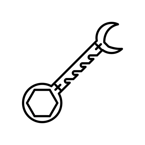 Spanner Vector Icono Aislado Fondo Blanco Para Diseño Aplicaciones Web — Archivo Imágenes Vectoriales