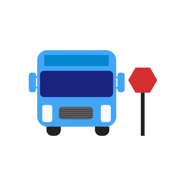 Icono Transporte Público Vector Aislado Sobre Fondo Blanco Para Diseño — Vector de stock