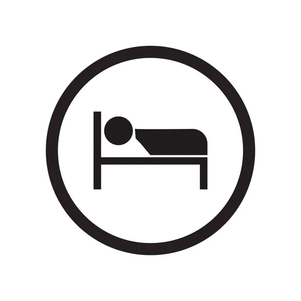Εικονίδιο Σήματος Ύπνου Διάνυσμα Απομονωθεί Λευκό Φόντο Για Σας Web — Διανυσματικό Αρχείο