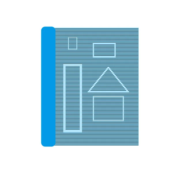 Vector Icono Blueprint Aislado Fondo Blanco Para Diseño Web Aplicación — Archivo Imágenes Vectoriales