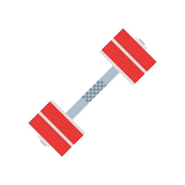 Barbell Pictogram Vector Geïsoleerd Een Witte Achtergrond Voor Web Mobiele — Stockvector