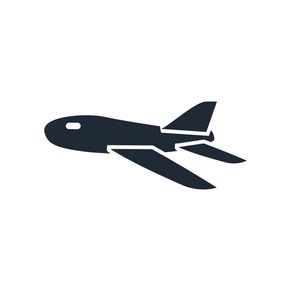 Flugzeug Symbol Vektor Isoliert Auf Weißem Hintergrund Für Ihre Web — Stockvektor