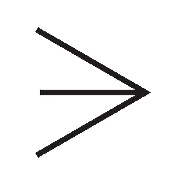 Sağ Simge Vektör Web Mobil Uygulaması Tasarımı Sağ Logo Kavramı — Stok Vektör