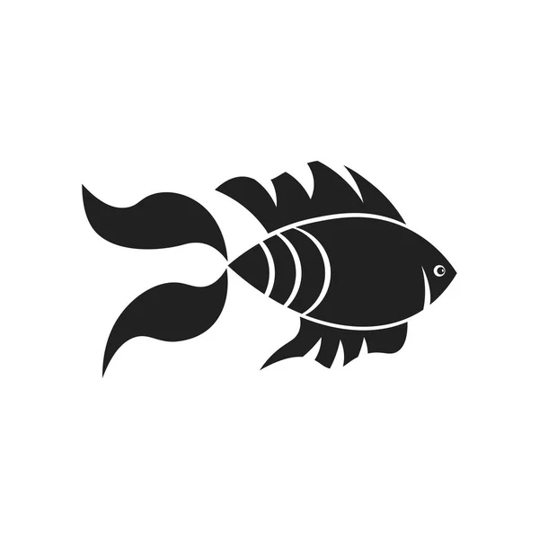 Vetor Ícone Goldfish Isolado Fundo Branco Para Seu Web Design — Vetor de Stock