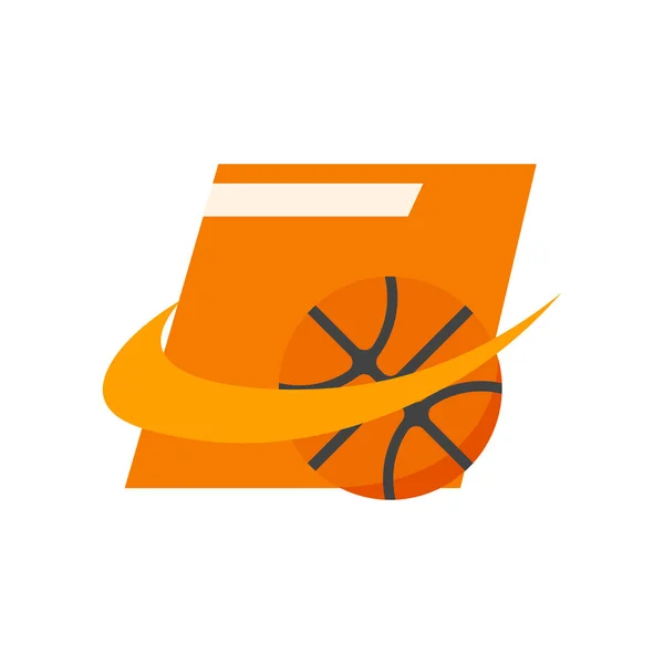 Vector Icono Baloncesto Aislado Sobre Fondo Blanco Para Diseño Web — Archivo Imágenes Vectoriales