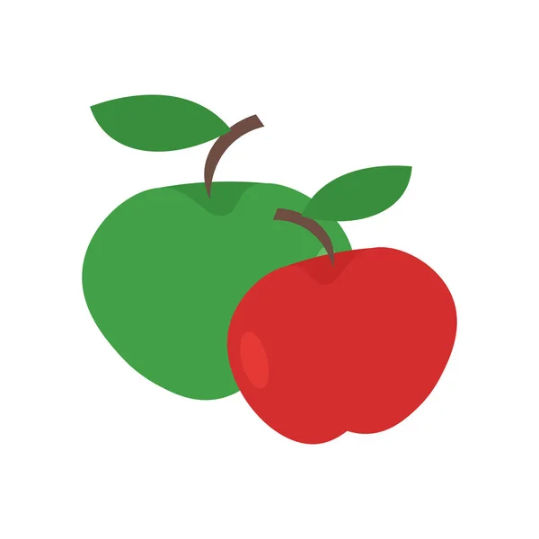 Icono Apple Vector Aislado Fondo Blanco Para Diseño Web Aplicación — Vector de stock
