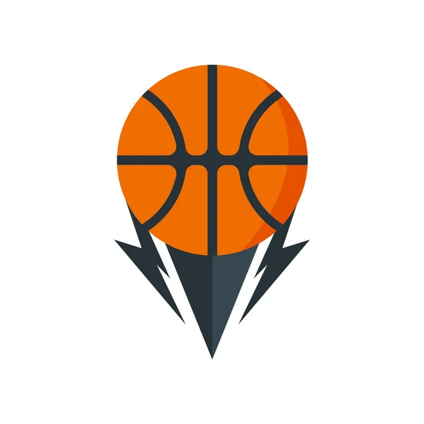 Basketball Icon Vector Isolated White Background Your Web Mobile App — Stock Vector