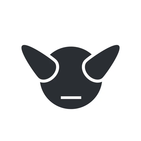 Goblin Icon Vektor Isoliert Auf Weißem Hintergrund Für Ihr Web — Stockvektor