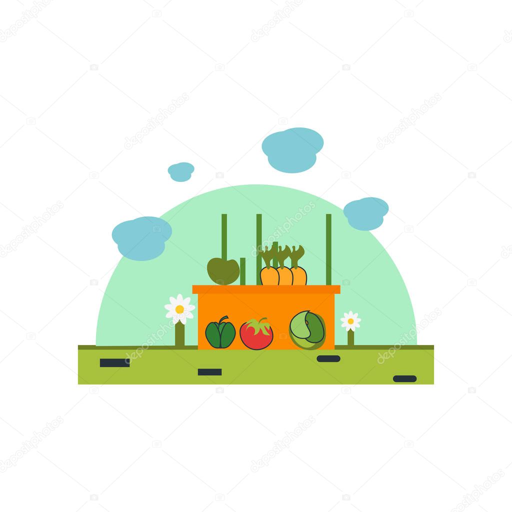 Harvest icon vector isolated on white background for your web and mobile app design, Harvest logo concept