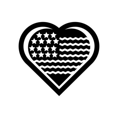 Web ve mobil uygulaması tasarımı, kalp logo kavramı için beyaz arka plan üzerinde izole kalp simge vektör