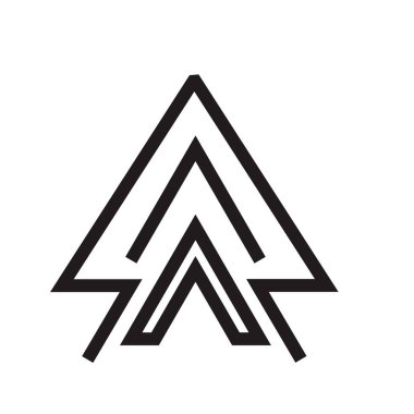 Web ve mobil uygulaması tasarım, ok logo kavramı için beyaz arka plan üzerinde izole ok simge vektör