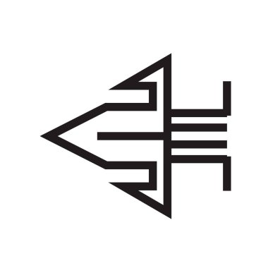 Sol ok simge vektör web ve mobil uygulaması tasarımı, sol ok logo kavramı için izole üzerinde beyaz arka plan