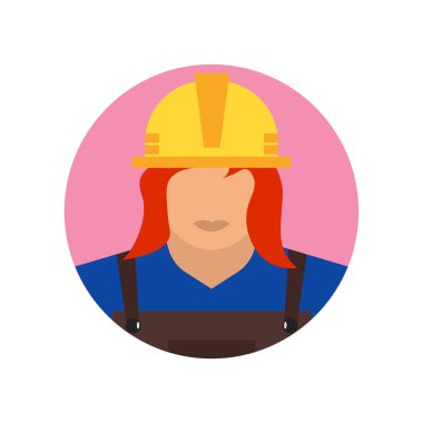 Web ve mobil uygulaması tasarımı, Builder logo kavramı için beyaz arka plan üzerinde izole Oluşturucusu simge vektör