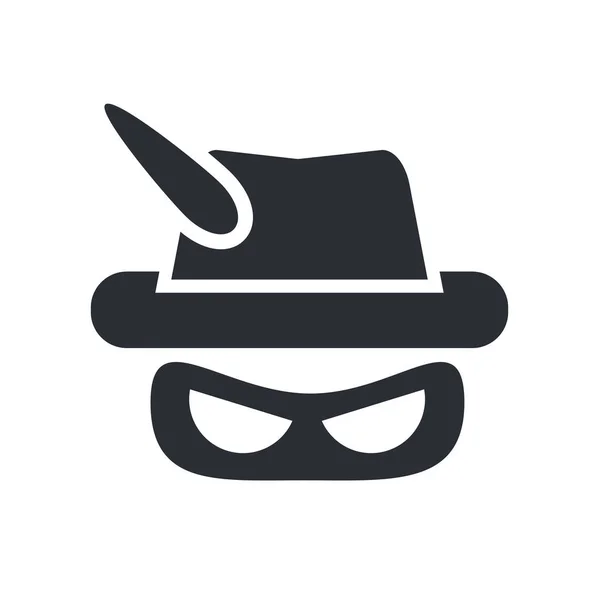 Maske Symbol Vektor Isoliert Auf Weißem Hintergrund Für Ihre Web — Stockvektor