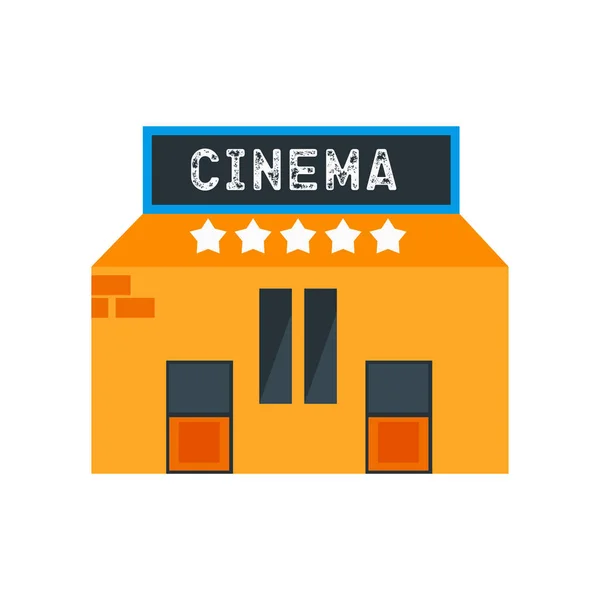 Vetor Ícone Cinema Isolado Fundo Branco Para Seu Web Design —  Vetores de Stock