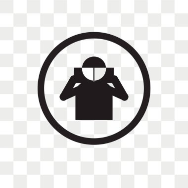 Saydam arka plan üzerinde okuma bölge logo kavramı izole bölge vektör simge okuma