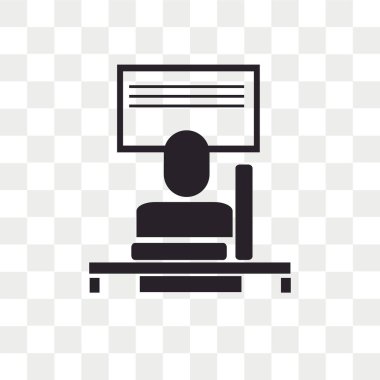 Saydam arka plan üzerinde cevap logo kavramı izole cevap vektör simgesi