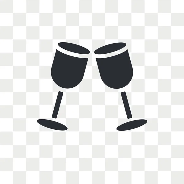 Bebidas Icono Vectorial Aislado Sobre Fondo Transparente Bebidas Concepto Logotipo — Vector de stock