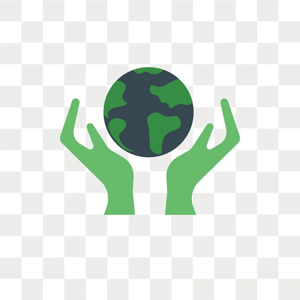Salvar Ícone Vetorial Isolado Fundo Transparente Salvar Conceito Logotipo — Vetor de Stock