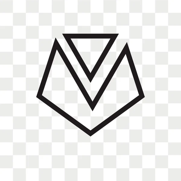 Ner Vektor Pilikonen Isolerad Transparent Bakgrund Ner Pil Logotyp Koncept — Stock vektor