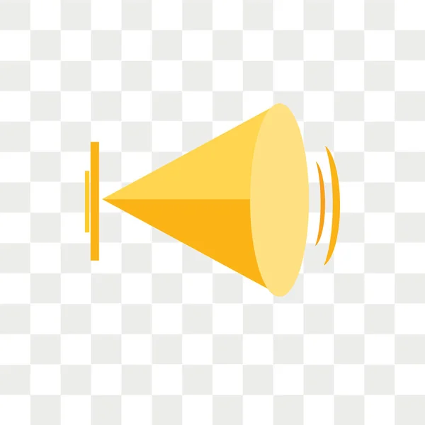 Megaphone vector icon isolated on transparent background, Megaphone logo concept