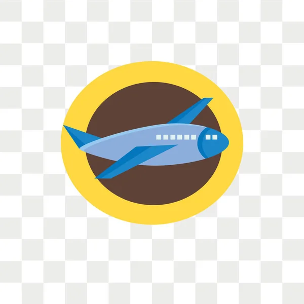 Εικονίδιο Του Φορέα Αεροπλάνο Απομονώνονται Διαφανές Φόντο Αεροπλάνο Λογότυπο Έννοια — Διανυσματικό Αρχείο