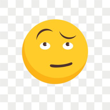 Saydam arka plan üzerinde düşünme logo kavramı izole düşünme vektör simgesi