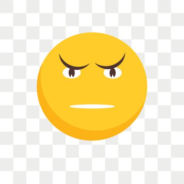 Saydam arka plan üzerinde kızgın logo kavramı izole kızgın vektör simgesi