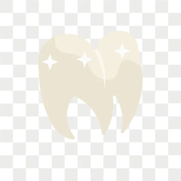 Icono Vector Molar Aislado Sobre Fondo Transparente Concepto Logotipo Molar — Archivo Imágenes Vectoriales