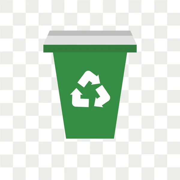 Recycle Vector Pictogram Geïsoleerd Transparante Achtergrond Recycle Logo Concept — Stockvector