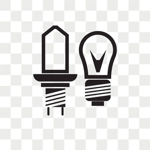 Icono Vector Luces Coche Aislado Sobre Fondo Transparente Concepto Logotipo — Archivo Imágenes Vectoriales