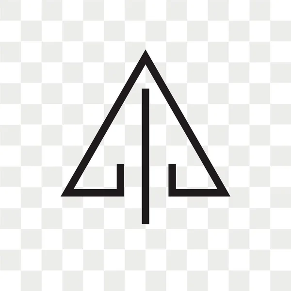 矢印ベクトル アイコン矢印ロゴのコンセプトを透明な背景に分離 — ストックベクタ