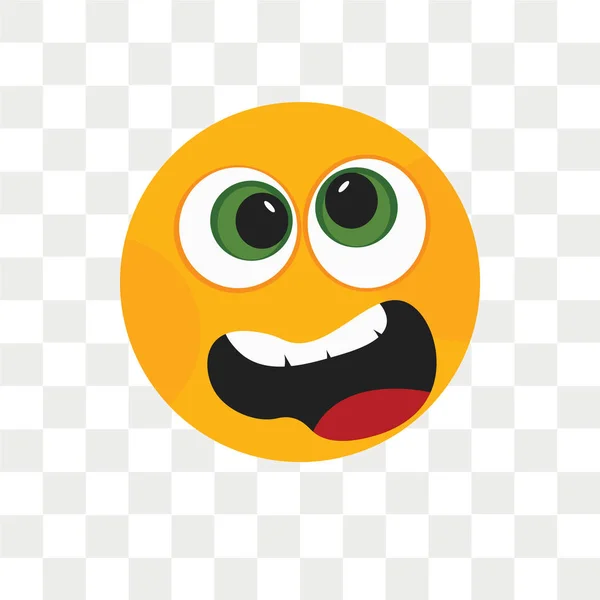 Triste Sonrisa Icono Vectorial Aislado Sobre Fondo Transparente Triste Sonrisa — Vector de stock