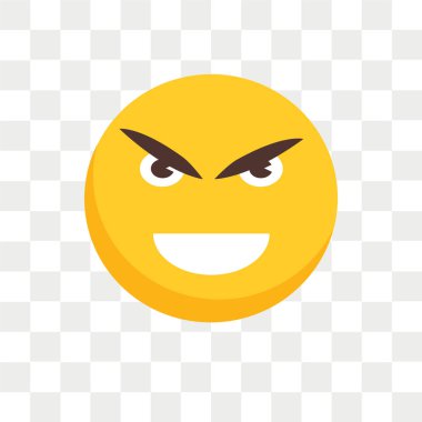 Saydam arka plan üzerinde kızgın logo kavramı izole kızgın vektör simgesi