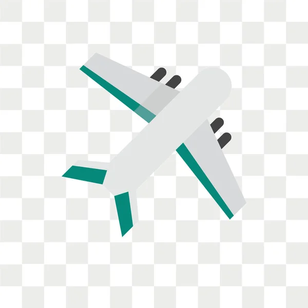 Εικονίδιο Διάνυσμα Πτήσης Που Απομονώνονται Διαφανές Φόντο Αεροπλάνο Λογότυπο Έννοια — Διανυσματικό Αρχείο