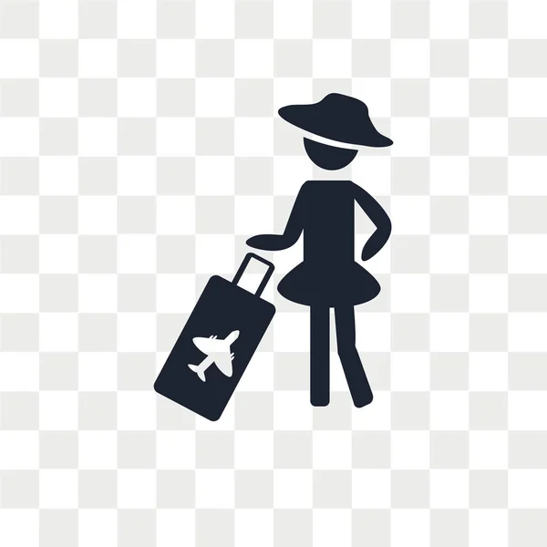 Εικονίδιο Του Φορέα Διακοπές Απομονωμένες Διαφανές Φόντο Διακοπές Λογότυπο Έννοια — Διανυσματικό Αρχείο