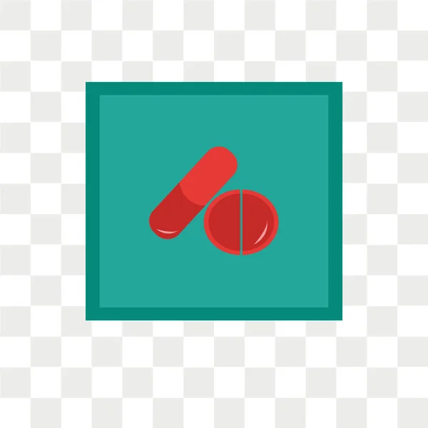 Medizin Vektor Symbol Isoliert Auf Transparentem Hintergrund Medizin Logo Konzept — Stockvektor
