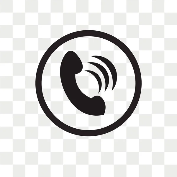 Κλήση Εικονίδιο Διάνυσμα Απομονώνονται Διαφανές Φόντο Call Έννοια Λογότυπο — Διανυσματικό Αρχείο
