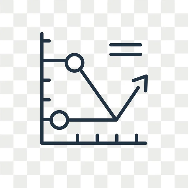 Analytics Vector Icon Elszigetelt Átlátszó Háttér Analytics Embléma Koncepció — Stock Vector