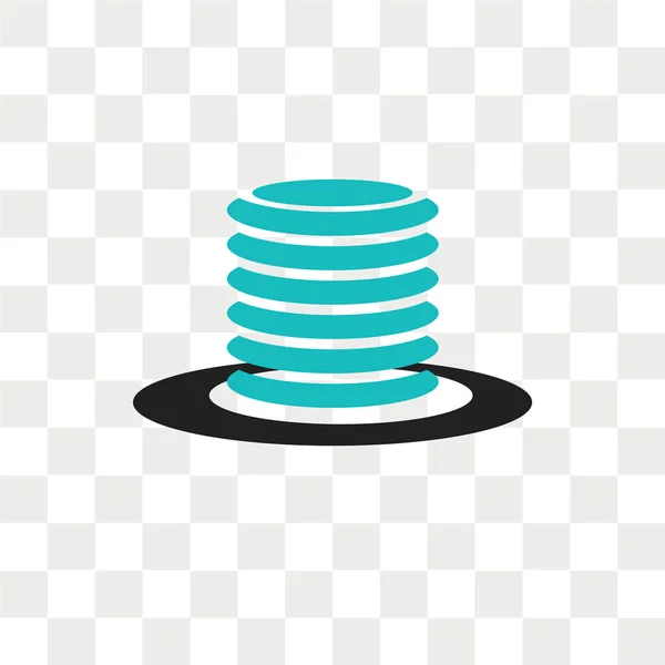 Database Analysing Vector Icon Isolated Transparent Background Database Analysing Logo — Stock Vector